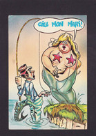 CPSM Sirène Mermaid Brochet Circulé - Contes, Fables & Légendes