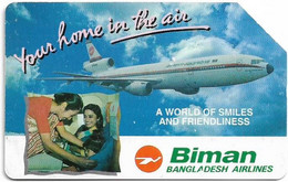 Bangladesh - Telephone Shilpa Sangstha (Urmet) - Biman Bangladesh Airlines, 1994, 200Units, 120.000ex, Used - Bangladesch