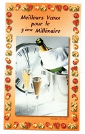 Bonne Année-Nouvel An Mignonnette --Meilleurs Voeux Pour Le 3ème Millénaire (champagne...)........ ..à Saisir - Nieuwjaar