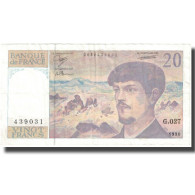 France, 20 Francs, Debussy, 1990, TTB, Fayette:66bis.1, KM:151d - 20 F 1980-1997 ''Debussy''