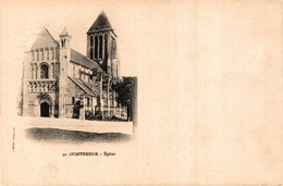 N°464 K -cpa Ouistreham -l'église - Ouistreham