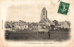 N°454 K -cpa Ouistreham -abside De L'église- - Ouistreham