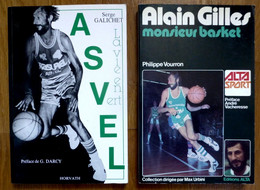 LOT 2 LIVRES SPORT ASVEL LA VIE EN VERT - ALAIN GILLES MONSIEUR BASKET - Sport