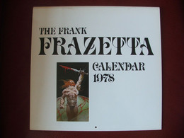 Frank Frazetta Calendrier 1978 Très Bon état Complet - Grand Format : 1971-80