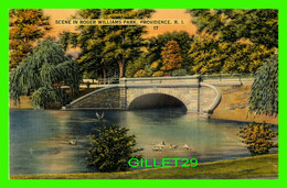 PROVIDENCE, RI - SCENE IN ROGER WILLIAMS PARK - TRAVEL IN 1941 - - Providence