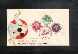 Japan 1962 Olympic Games Tokyo - Waterpolo FDC - Wasserball