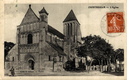 N°482 K -cpa Ouistreham -l'église- - Ouistreham