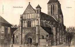 N°474 K -cpa Ouistreham -l'église - - Ouistreham