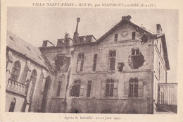 Mours 95 - Villa Saint-Régis - Après Bombardement Juin 1940 - Guerre 39/45 - Mours