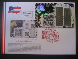 Österreich FDC 2019- Crypto Stamp 1.0 Auf Ersttagsbrief Mit Sonderstempel - FDC