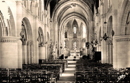 N°501 K -cpsm Ouistreham -l'église- Intérieur- - Ouistreham