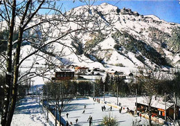 ►     CPSM  Patinoire Ice Rink Les Contamines Montjoie - Figure Skating