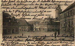 HILDBURGHAUSEN Von Hildburghausen Am 2.11.1904 über Ettelbruck Nach Michelau Verschickt+am 3.11.1904 Angekommen (1x) - Hildburghausen