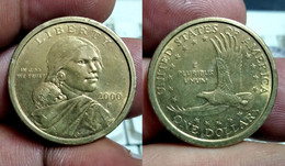 SACAGAWEA USA COIN ONE DOLLAR 2000 P (CX#01-250) - 2000-…: Sacagawea
