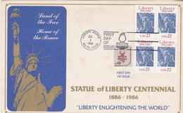 Statue Of Liberty Centennial 1886-1986 / Liberty Enlightening The World - Souvenirkarten
