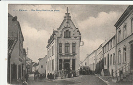 Perwez : Rue Saint-Roch Et La Poste - Perwez