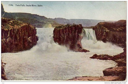 TWIN FALLS, ID - Ca. 1910,  Snake River, Idaho (Waterfall, Wasserfall), Litho - Twin Falls