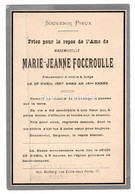 Marie Jeanne Foccroulle, Liége 1897 - Devotion Images