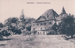 Begnins VD, Château Martheray (4018) - Begnins