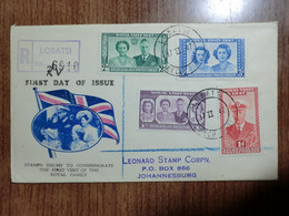 Registered Envelope 1947 - Airmail