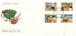 (QQ 13) Samoa FDC - 1981 - Tatoo Issue - Samoa