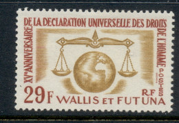 Wallis & Futuna 1963 Declaration Of Human Rights MLH - Unused Stamps