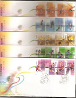 2004 HONG KONG  SPORT FDC 5V - FDC