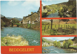 A6603 Wales - Beddgelert Bridge - River Colwyn - Gelerts Grave - River Glaslyn / Non Viaggiata - Caernarvonshire