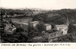 St Romain D'ay * Carte Photo * Vue Générale Du Village * Au Premier Plan , Notre Dame D'ay - Other & Unclassified