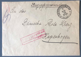 Allemagne TAD OBERTUKHEIM (WURTT) 7.5.1915 Sur Enveloppe Pour Copenhague - (C1381) - Sonstige & Ohne Zuordnung