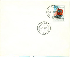 Ambulante Stempel Op Zegel Nr. 1488 - Bruxelles-Tournai 4-7-69 - Ambulants