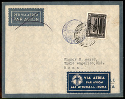 AEROGRAMMI - PRIMI VOLI - 1935 (14 Novembre) - Rocca Littorio Roma - Longhi 3343 - Ala Littoria + Imperial Airways - Pri - Non Classés