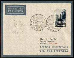 AEROGRAMMI - PRIMI VOLI - 1935 (26 Novembre) - Asmara Assab - Longhi 3364 - Ala Littoria - Primo Collegamento - 10 Volat - Unclassified