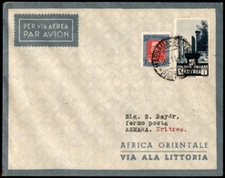 AEROGRAMMI - PRIMI VOLI - 1935 (29 Novembre) - Massaua Asmara - Longhi 3369 - Ala Littoria - Primo Collegamento - 11 Vol - Unclassified