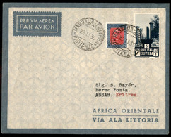 AEROGRAMMI - PRIMI VOLI - 1935 (29 Novembre) - Massaua Assab - Longhi 3376 - Ala Littoria - Primo Volo - 10 Volati - Not - Non Classés
