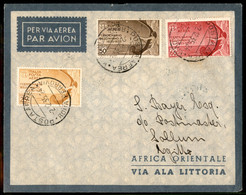 AEROGRAMMI - PRIMI VOLI - 1935 (3 Dicembre) - Roma Sollum - Longhi 3398 - Ala Littoria - Inaugurazione Della Linea - Rom - Unclassified
