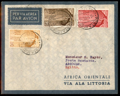 AEROGRAMMI - PRIMI VOLI - 1935 (3 Dicembre) - Roma Assuan - Longhi 3402 - Ala Littoria - Inaugurazione Della Linea - 14  - Non Classés