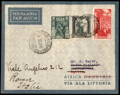 AEROGRAMMI - PRIMI VOLI - 1935 (3 Dicembre) - Tripoli Alessandria - Longhi 3437 - Ala Littoria - Inaugurazione Della Lin - Unclassified