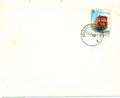 Ambulante Stempel Op Zegel Nr. 1488 - Bruxelles-Herbesthal 4-7-69 - Ambulanti