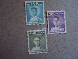SIAM   THAILAND  USED 4 STAMPS KINGS LO - Siam