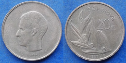 BELGIUM - 20 Francs 1980 French KM# 159 Baudouin I (1951-1993) - Edelweiss Coins - 20 Frank