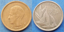 BELGIUM - 20 Francs 1981 Dutch KM# 160 Baudouin I (1951-1993) - Edelweiss Coins - 20 Francs