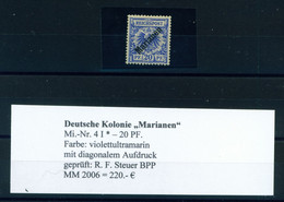 MARIANA ISLANDS  -  1899-1900 Reichpost Definitive 20pf Hinged Mint - Marianen