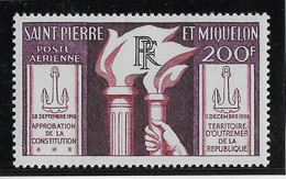 St Pierre Et Miquelon Poste Aérienne N°26 - Neuf ** Sans Charnière - TB - Unused Stamps