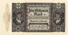 ALLEMAGNE 1923 2 Millionen Mark - P.89a Neuf UNC - 2 Mio. Mark