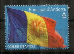 ANDORRA 2019. Drapeau D'Andorra "Virtus Unita Fortior". Oblitéré 1 ère Qualité - Used Stamps