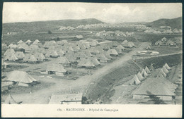 Greece Salonica Salonique Macedonia Hopital De Campagne Hospital - Written 1918 - 1914-18