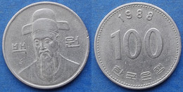 SOUTH KOREA - 100 Won 1988 "Admiral Yi-Sun-Sin" KM# 34 - Edelweiss Coins - Corée Du Sud