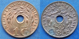 NETHERLANDS EAST INDIES - 1 Cent 1945 D KM# 317 Wihelmina - Edelweiss Coins - Indes Neerlandesas
