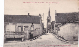 La Chapelle Près Flogny La Rue Principale, Rare - Flogny La Chapelle